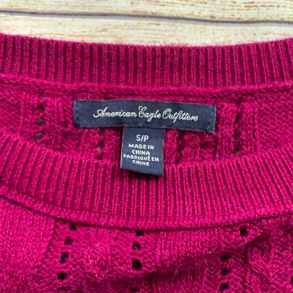 American Eagle | Purple Knitted Pullover Sweater - Picture 5 of 8
